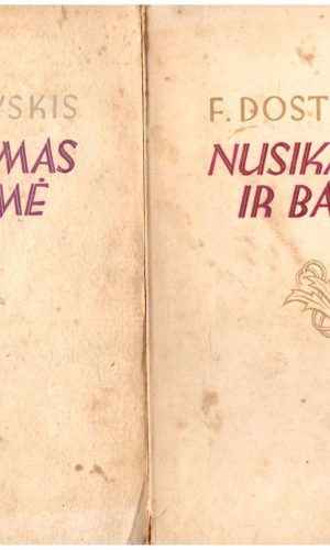 Nusikaltimas ir bausmė (1,2 tomai) - F. Dostojevskis