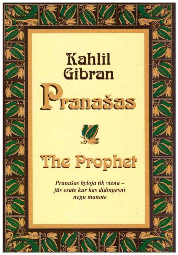 Pranašas - Kahlil Gibran