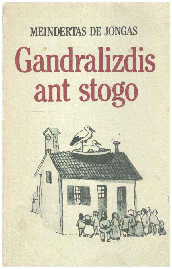 Gandralizdis ant stogo - Meindertas De Jongas