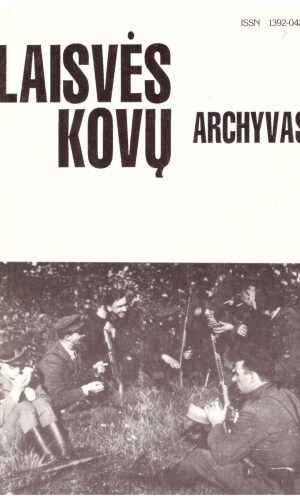 Laisvės kovų archyvas (13 tomas) - Kuodytė Dalia