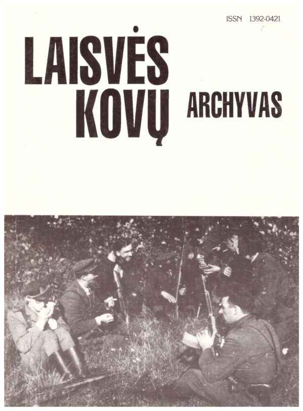 Laisvės kovų archyvas (13 tomas) - Kuodytė Dalia