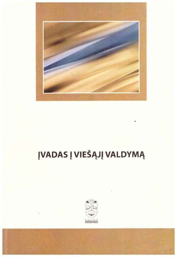 Įvadas į viešąjį valdymą - Eugenijus Chlivickas ir kiti