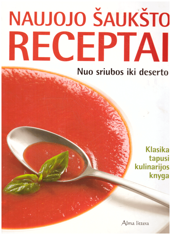 Naujojo šaukšto receptai. Nuo sriubos iki deserto - Birutė Lipavičienė