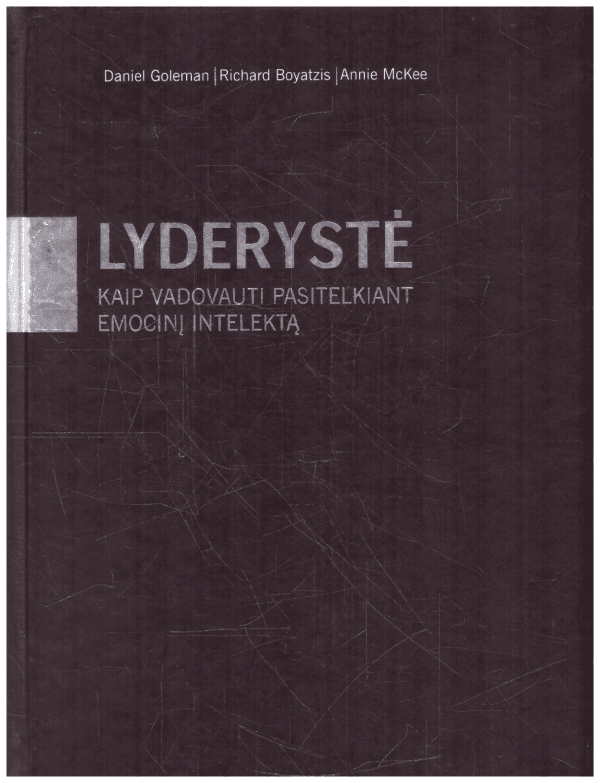 Lyderystė. Kaip vadovauti pasitelkiant emocinį intelektą - Daniel Goleman, Richard Boyatzis, Annie McKee