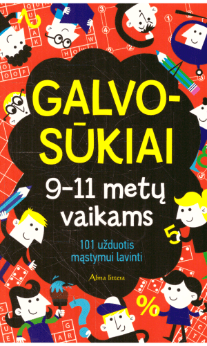Galvosūkiai 9-11 metų vaikams. 101 užduotis mąstymui lavinti - Gareth Moore