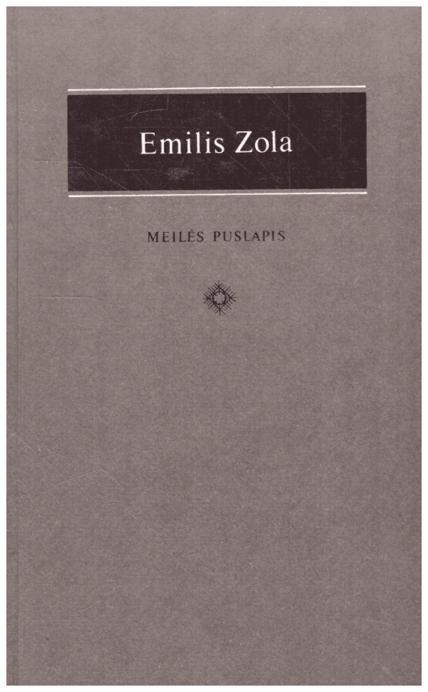 Meilės puslapis - Emilis Zola