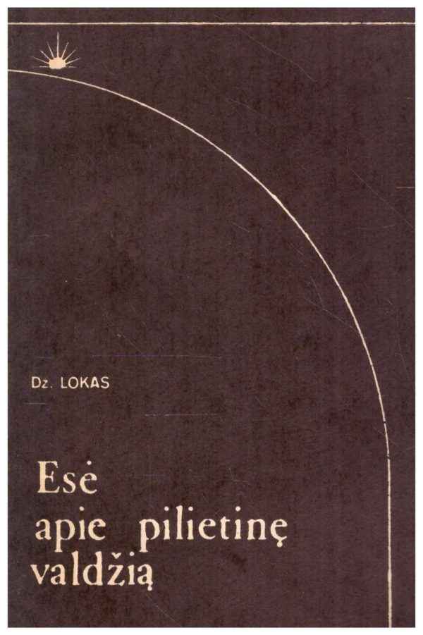 Esė apie pilietinę valdžią - Dž. Lokas