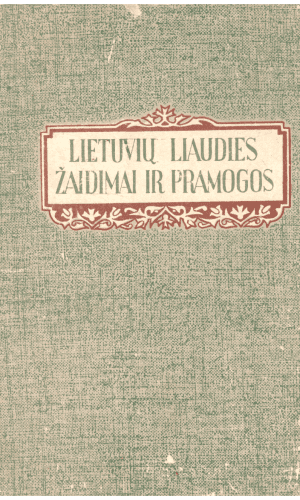 Lietuvių liaudies žaidimai ir pramogos - V. Steponaitis