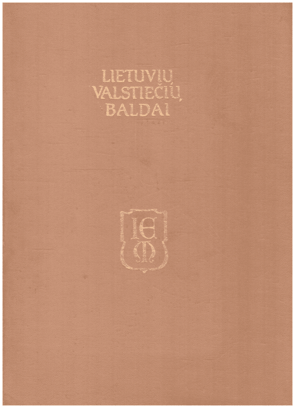 Lietuvių valstiečių baldai (1 dalis) - S. Bernotienė, Z. Budrytė