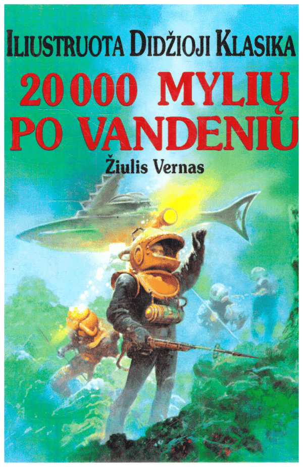 20 000 mylių po vandeniu. Iliustruota Didžioji Klasika (9) - Žiulis Vernas