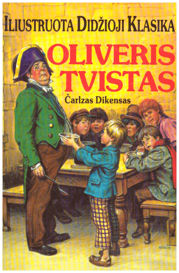 Oliveris Tvistas. Iliustruota Didžioji Klasika (5) - Čarlzas Dikensas