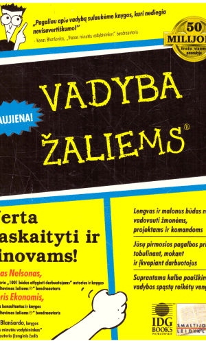 Vadyba žaliems - Bobas Nelsonas, Piteris Ekonomis