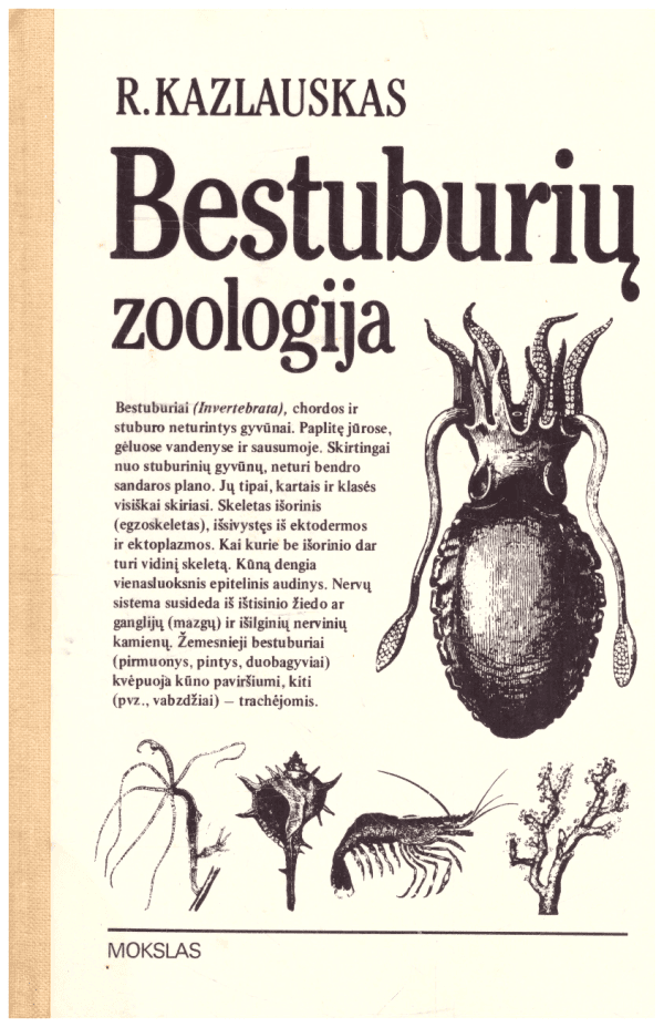 Bestuburių zoologija - R. Kazlauskas