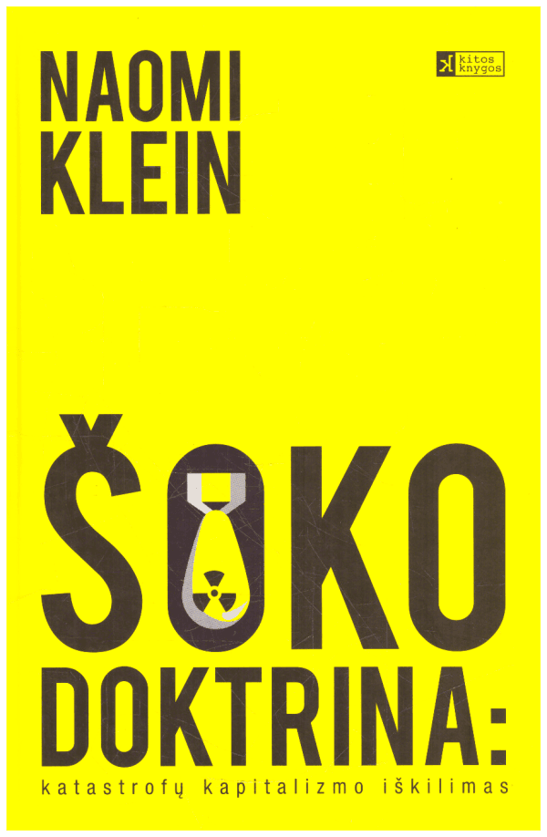 Šoko doktrina: katastrofų kapitalizmo iškilimas - Naomi Klein