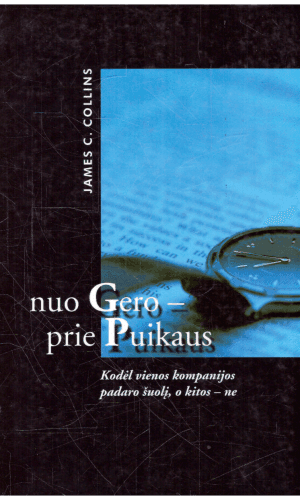 Nuo gero-prie puikaus. Kodėl vienos kompanijos padaro šuolį, o kitos-ne - J. Collins