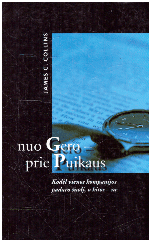 Nuo gero-prie puikaus. Kodėl vienos kompanijos padaro šuolį, o kitos-ne - J. Collins