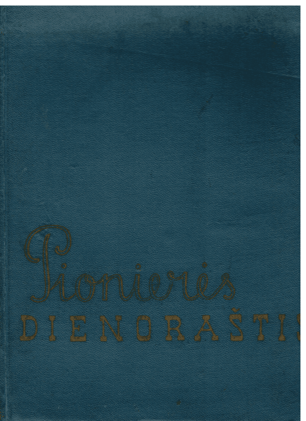 Pionierės dienoraštis - V. Bartuškaitė