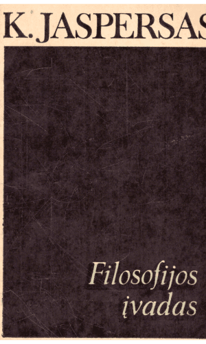 Filosofijos įvadas - K. Jaspersas