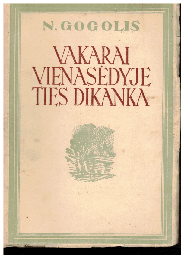 Vakarai vienasėdyje prie Dikankos - N. Gogolis