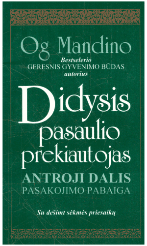 Didysis pasaulio prekiautojas (2 dalis) - Og Mandino