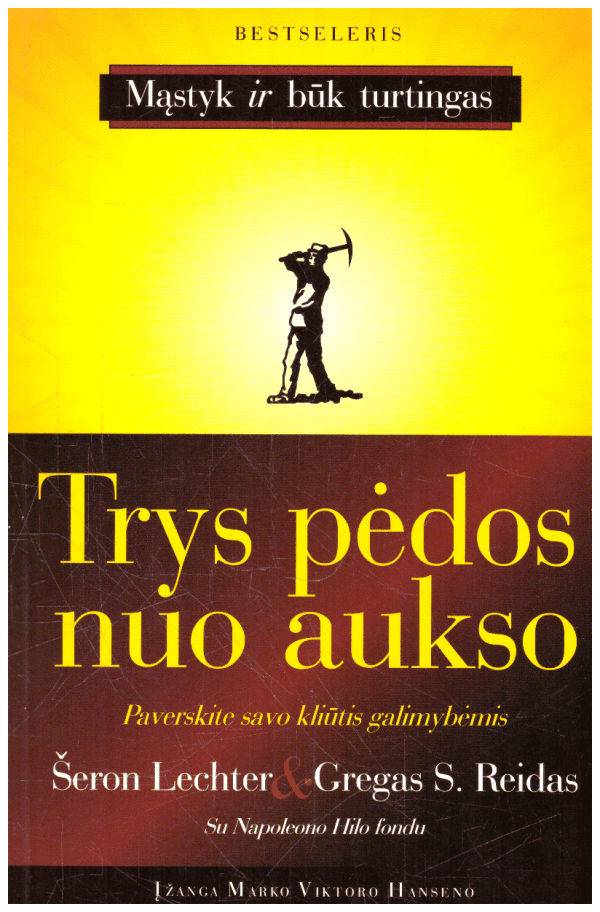 Trys pėdos nuo aukso - K. Lechter Šaron