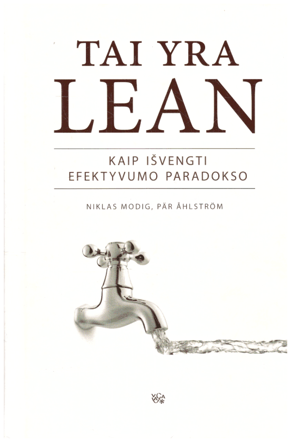 Tai yra LEAN: kaip išvengti efektyvumo paradokso - Niklas Modig, Pär Ahlström