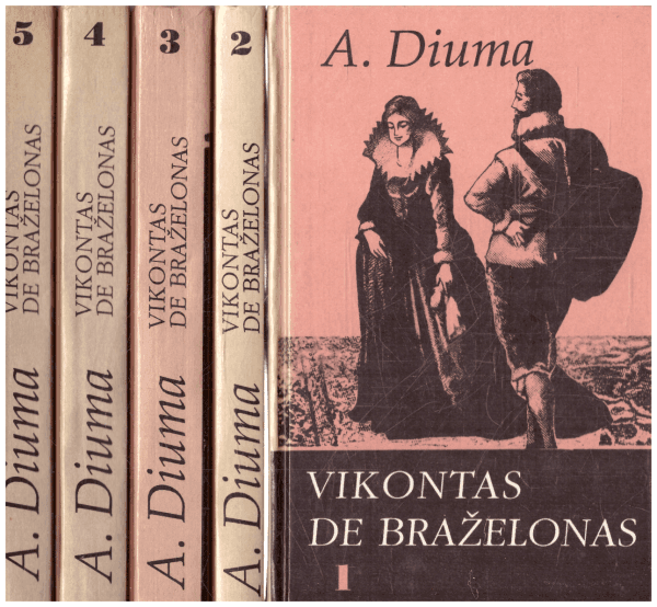 Vikontas De Braželonas (1,2,3,4,5 tomai) - A. Diuma