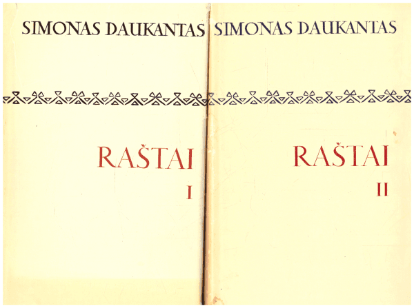 Raštai (1,2 tomai) - Simonas Daukantas
