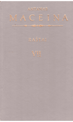 Raštai (7 tomas) - Antanas Maceina