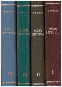 Mūsų Lietuva (1,2,3,4 tomai) - Bronius Kviklys