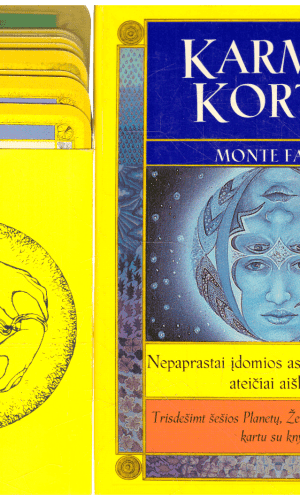 Karmos kortos: nepaprastai įdomios astrologijos kortos ateičiai aiškinti. 36 Planetų, Ženklų ir Namų kortos kartu su knyga - Monte Farber