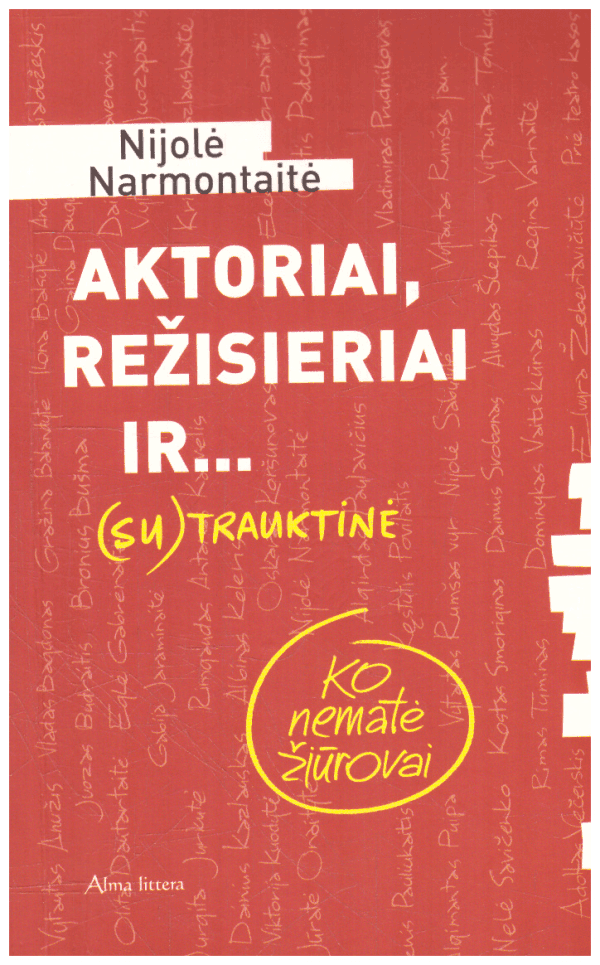 Aktoriai, režisieriai ir… Ko nematė žiūrovai (su) trauktinė - Nijolė Narmontaitė