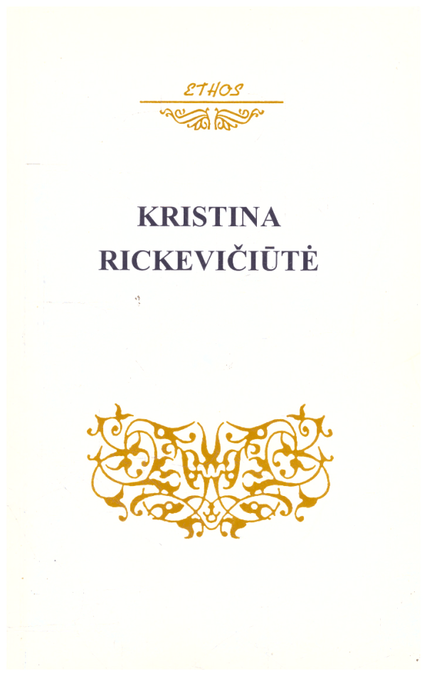 Kristina Rickevičiūtė. Biobibliografija (1922-1984) - sudarė V. Bagdonavičienė ir kiti