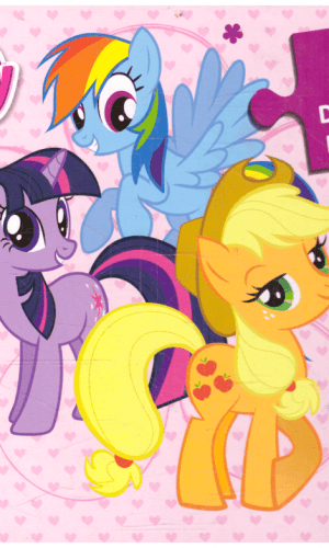 Dėlionių knygelė - My little pony