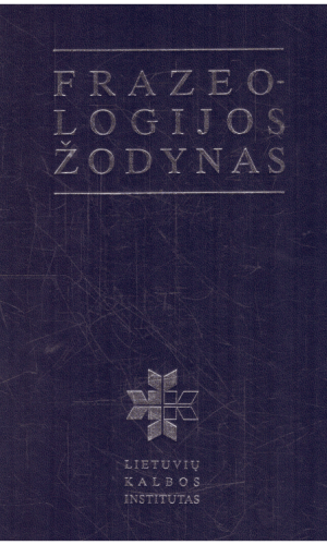 Frazeologijos žodynas - Jonas Paulauskas