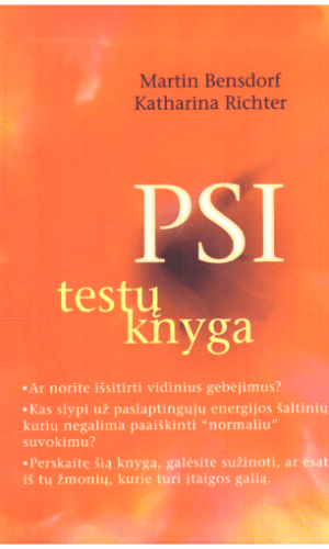 PSI testų knyga - Martin Bensdorf, Katharina Richter