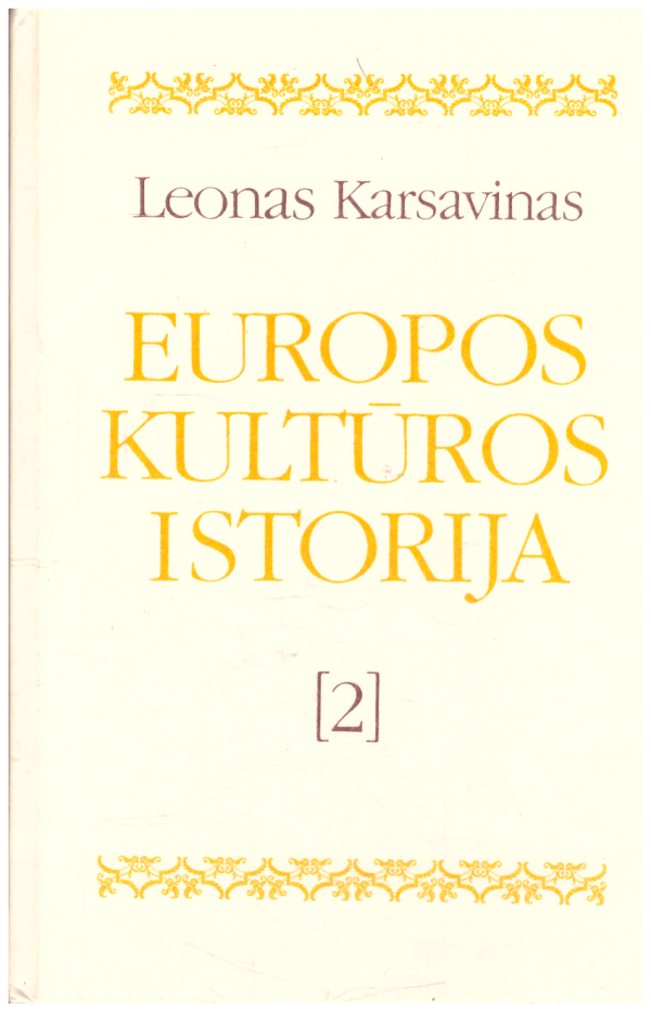 Europos kultūros istorija (2 tomas) - Leonas Karsavinas
