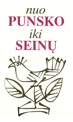 Nuo Punsko iki Seinų (1) - sudarytoja: Danutė Krištopaitė