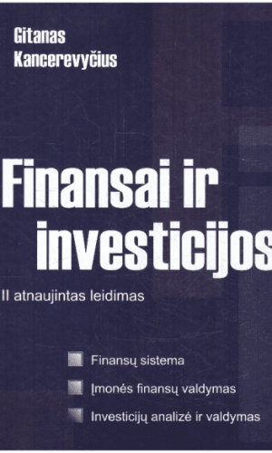 Finansai ir investicijos - Gitanas Kancerevyčius