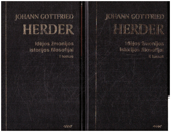 Idėjos žmonijos istorijos filosofijai (1,2 tomai) - Johann Gottfried Herder