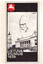 Lietuva. Vilnius 1939 - R. Batūra, E. Umbradžiūnas, K. Umbradžiūnas