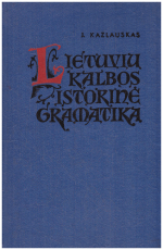 Lietuvių kalbos istorinė gramatika: kirčiavimas, daiktavardis, veiksmažodis - Jonas Kazlauskas
