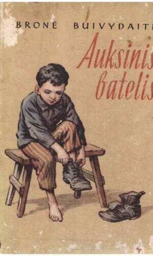 Auksinis batelis - Bronė Buivydaitė (paplyšusi nugarėlė + bibl.antspaudas)