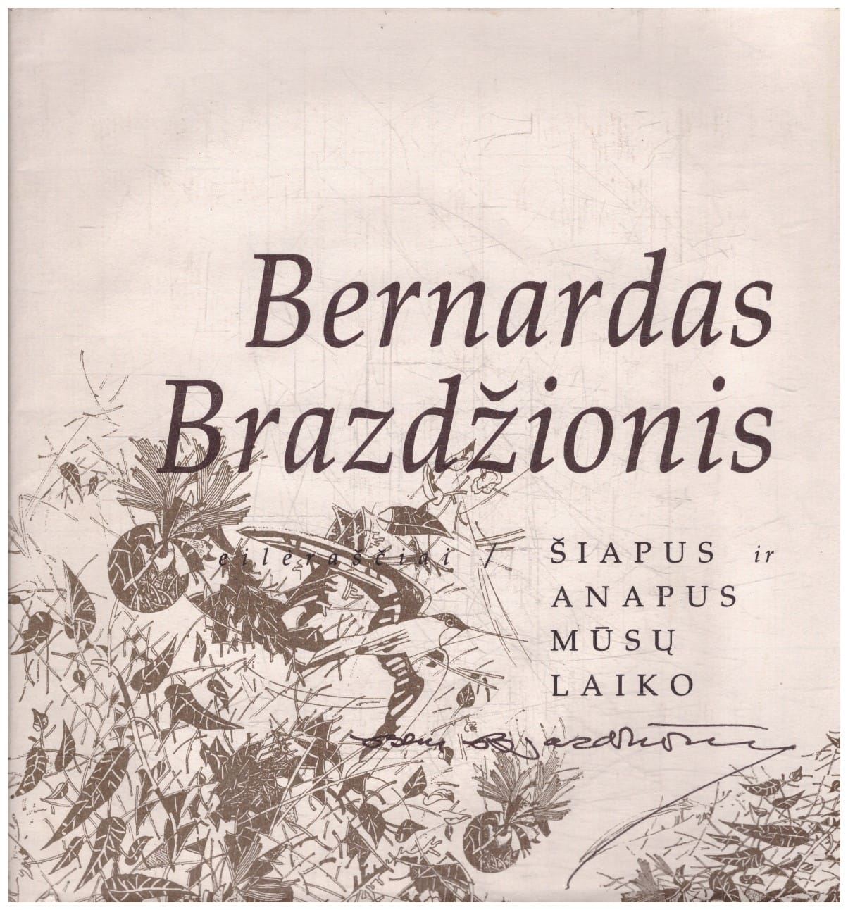 Šiapus ir anapus mūsų laiko - Bernardas Brazdžionis