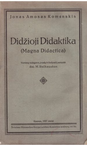 Didžioji Didaktika (Magna Didactica) - Jonas Amosas Komenskis