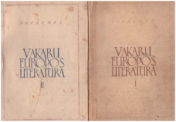 Vakarų Europos literatūra (1,2 tomai) - P. Koganas