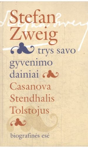 Trys savo gyvenimo dainiai. Casanova, Stendhalis, Tolstojus - Stefan Zweig