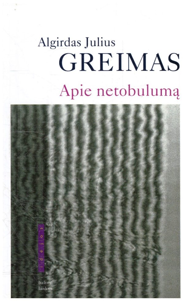 Apie netobulumą - Algirdas Julius Greimas
