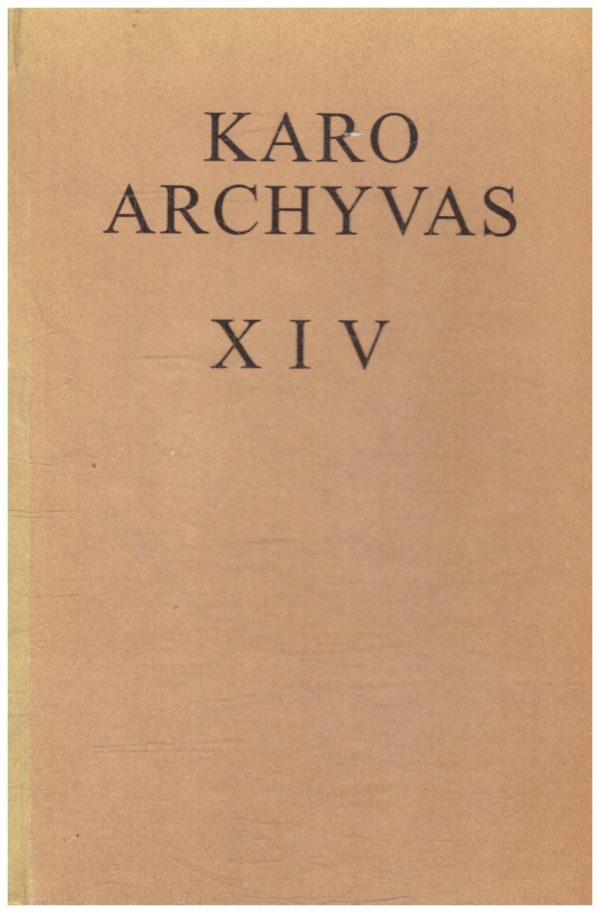 Karo archyvas XIV - Gintautas Surgailis