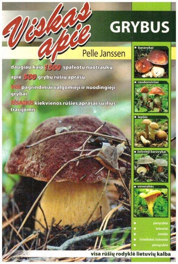 Viskas apie grybus - Pelle Janssen
